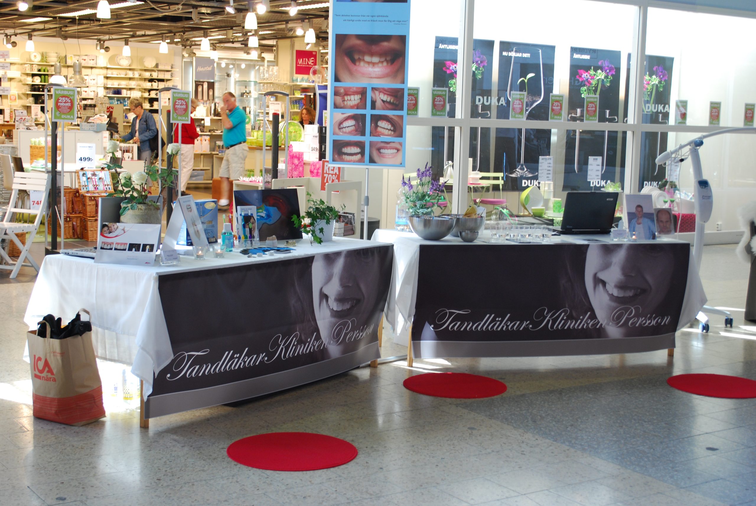 Popup-store Tandläkar-Kliniken Persson
